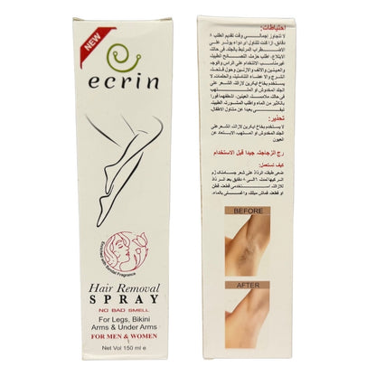 Ecrin Hair Removal Spray for Men & Women