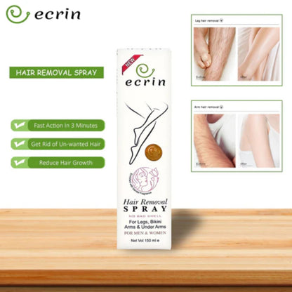 Ecrin Hair Removal Spray for Men & Women